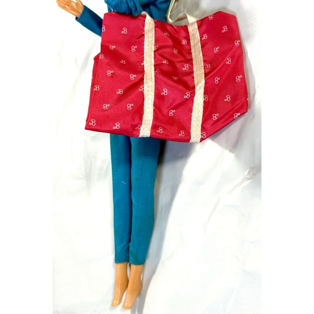Vintage 1981 Mattel Fashion Jeans Barbie Doll #3313 Vacation Sensation Tote